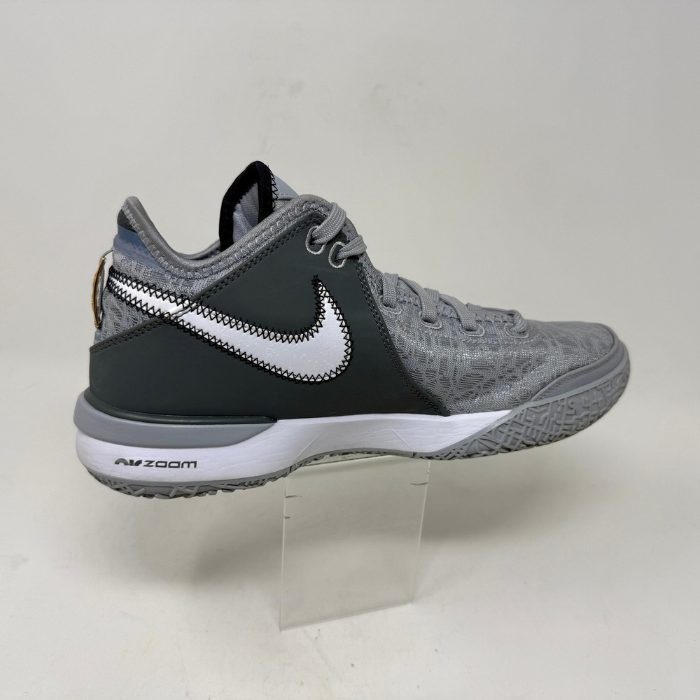 Nike LeBron NXXT Wolf Grey Metallic Gold Basketball Shoes DR8784-004 Men's 8 - Picture 3 of 16